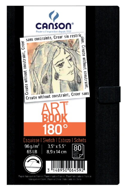 Schetsboek Canson Artbook 180 8.9x14 96gr.