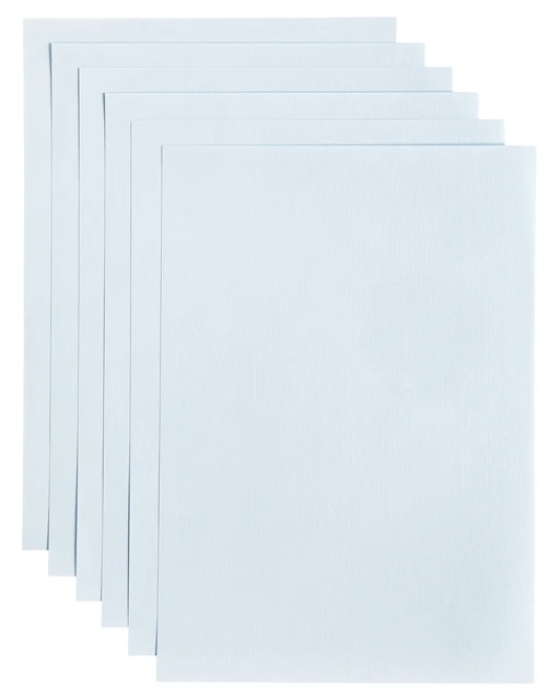 Kopieerpapier Papicolor A4 200gr 6 vel babyblauw