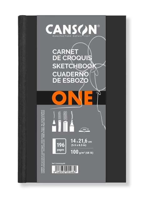 Tekenboek Canson 140x216mm (200005568) 100gr 100v
