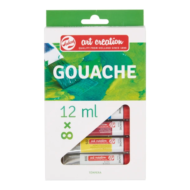 Art Creation Gouache Set 8 x 12 ml