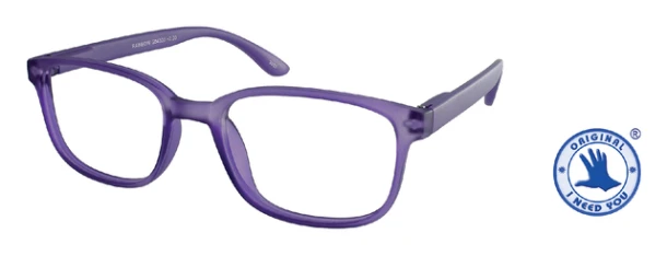 Leesbril +1.00 Regenboog Lila
