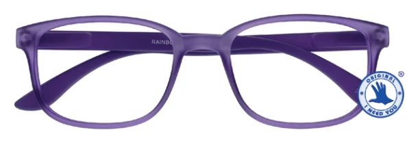 Leesbril +1.00 Regenboog Lila