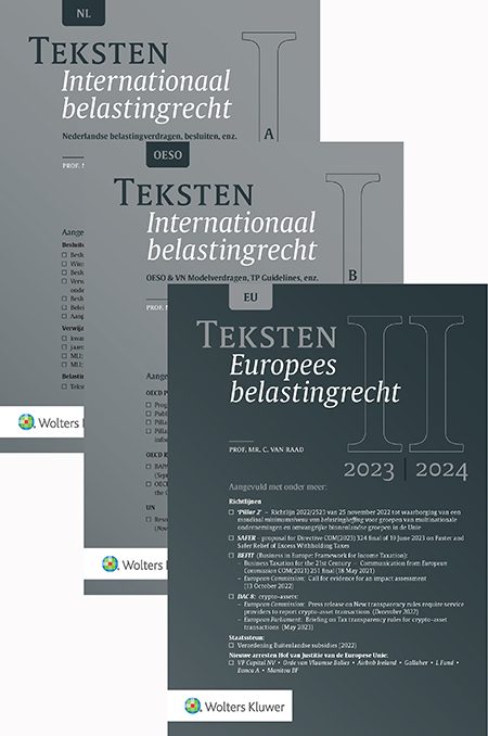 Teksten Internationaal & Europees belastingrecht 2023/2024