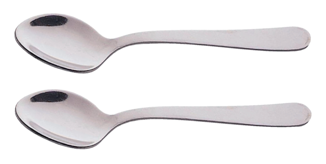 Theelepel model 0265 RVS, pkj 48 stuks