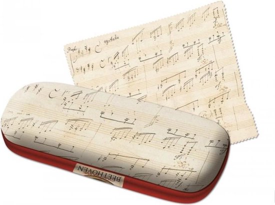 Brillenkoker incl. brillendoekje: Moonlight Sonata op. 27,2, L. van Beethoven, Beethoven-Haus Bonn