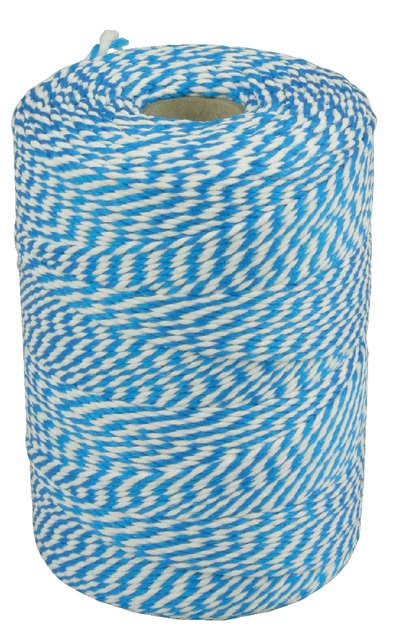Touw Muller Katoen 50 Gram 45 Meter Blauw/Wit