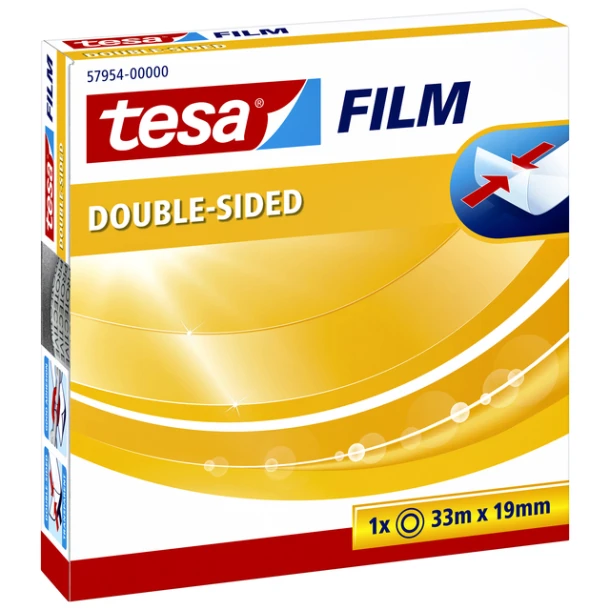 Dubbelzijdige plakband tesa film 19mmx33m