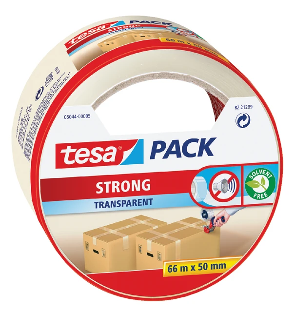 Verpakkingstape Tesa (05044) 50mmx66m transp. blis