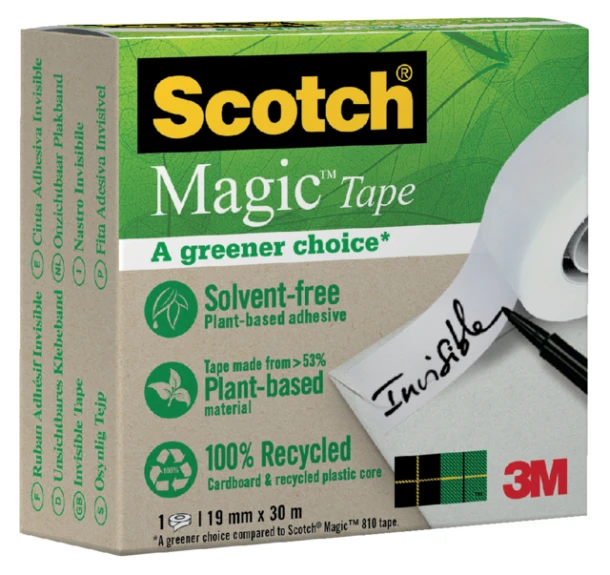 Plakband 3M Scotch 900 19mmx30m Magic onzichtbaar