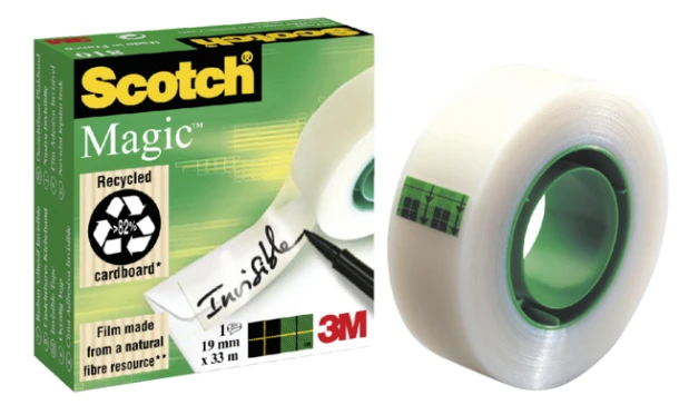 Tape Magic Scotch 810/1933; rol 19mmx33 meter