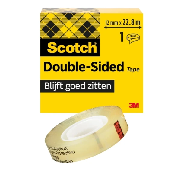 Tape Scotch 665 dubbelzijdig 12.7mmx22.8mtr