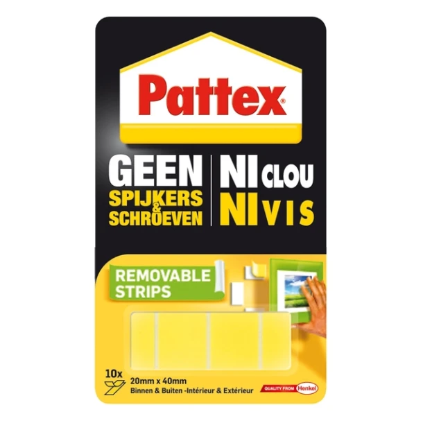 Supermontagestrip Pattex 2kg Verwijderbaar