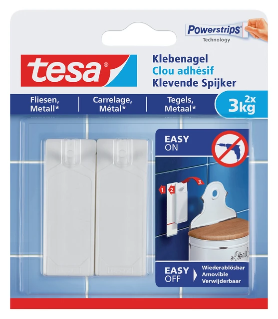 Klevende Spijker Tesa Voor Tegels En Metaal 3kg