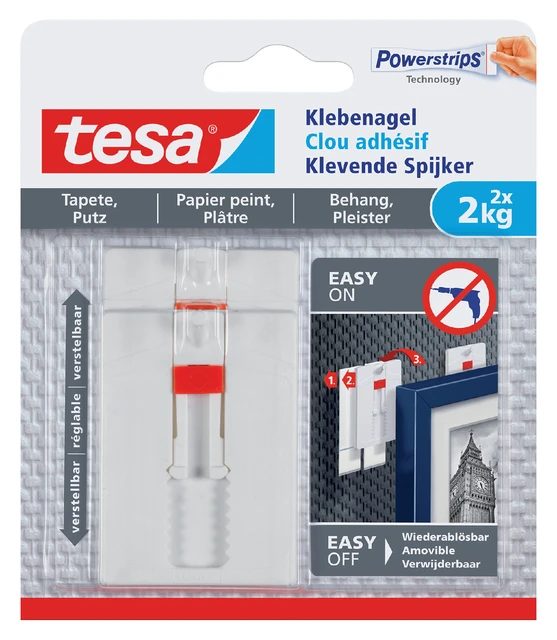 Klevende Spijker Tesa Behang  Pleister Verstb 2kg
