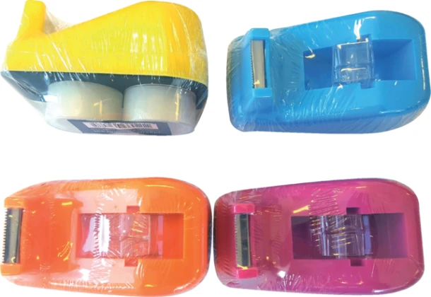 Plakbandapparaat incl. 2 rol assorti kleuren