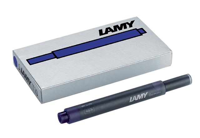 Inktpatroon Lamy T10 blauw-zwart - etui 5 stuks