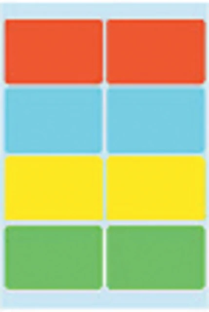 Etiket HERMA 3681 26x40mm assorti 40stuks