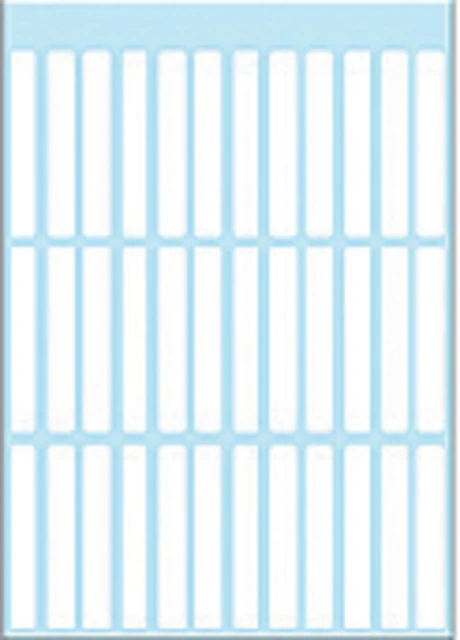 Etiket HERMA 3735 5x35mm wit 252 stuks