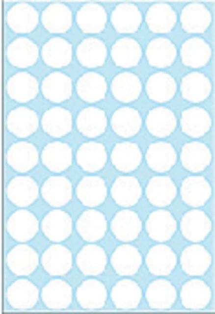 Etiket Herma 2240 wit 16mm; pakje a 32 vel