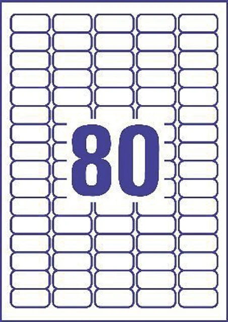 Etiket Avery L4732rev-25 35.6x16.9 Wt 2000stuk