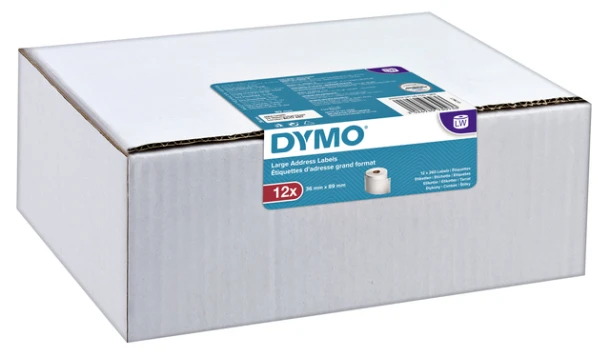 Etiket Dymo 99831 labelwriter 36x89mm adres 3120st