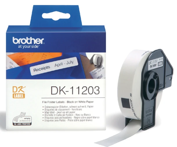 Label Etiket Brother Dk-11203 17mmx87mm Wit