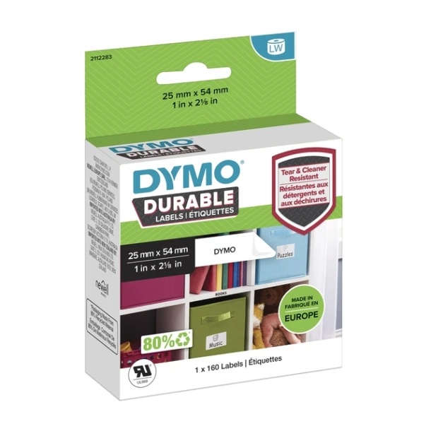 Etiket Dymo labelwriter 1976411 25mmx54mm rol 160