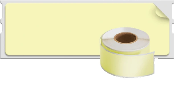 Dymo label 99011 tbv labelwriter 28x89mm, 4 rol assortie kleuren