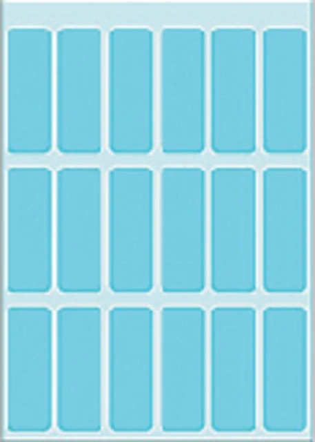 Etiket HERMA 3653 12x34mm blauw 90stuks