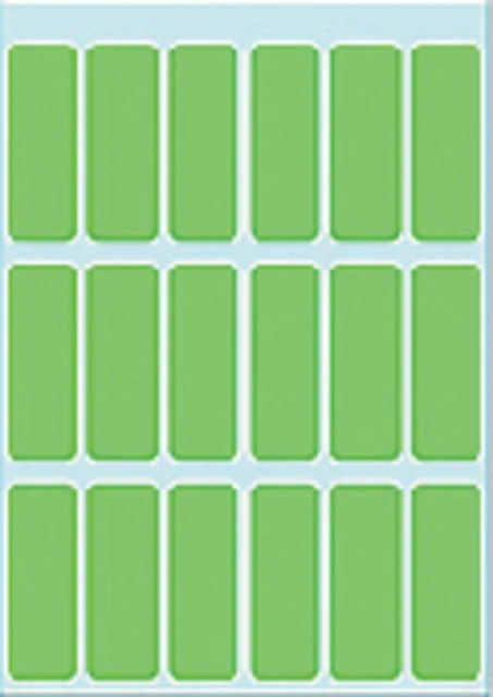 Etiket HERMA 3655 12x34mm groen 90stuks