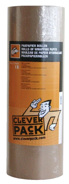 Pakpapier Cleverpack 70gr 50cmx220mtr bruin kraft