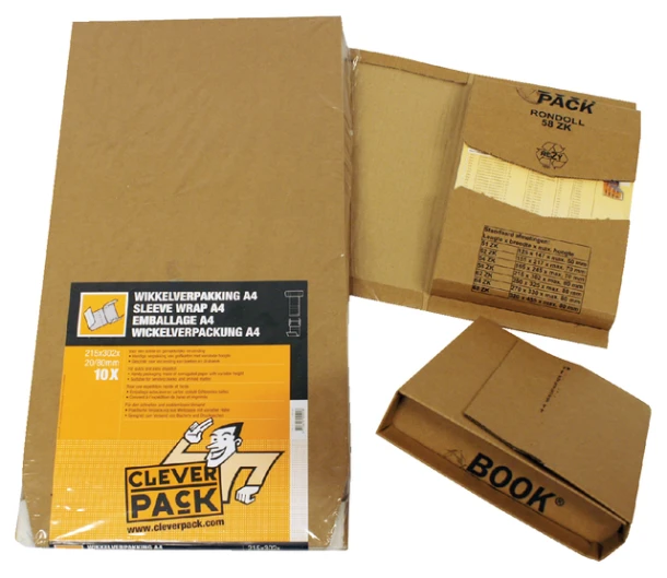 Verzendendoos Cleverpack voor ringband 0159;pk 10