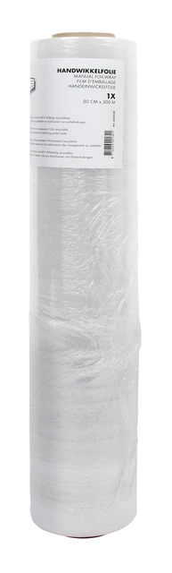 Wikkelfolie IEZZY 500mmx300m 20mu transparant