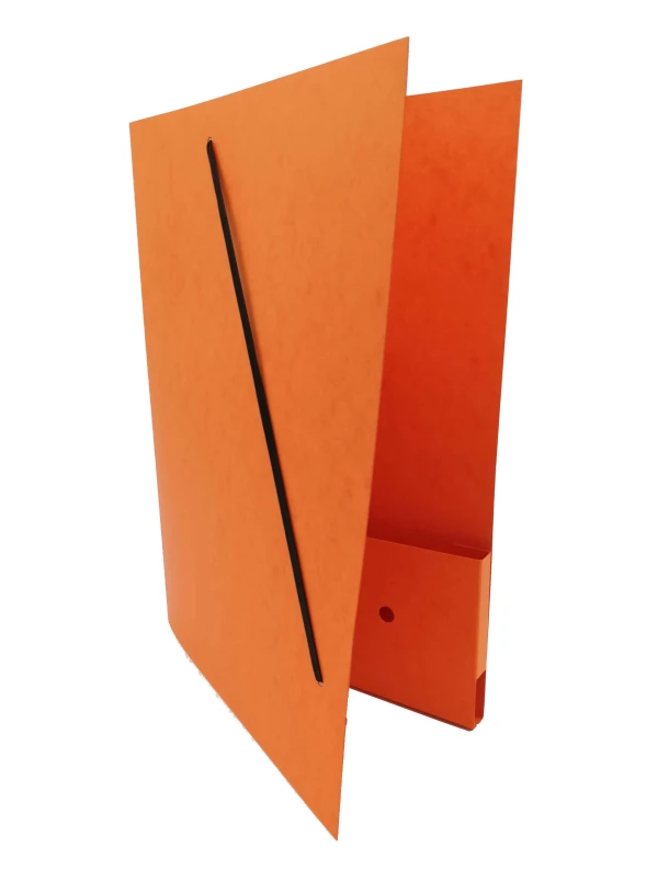 Advocatenmap oranje smal + insteekhoesje+strookje