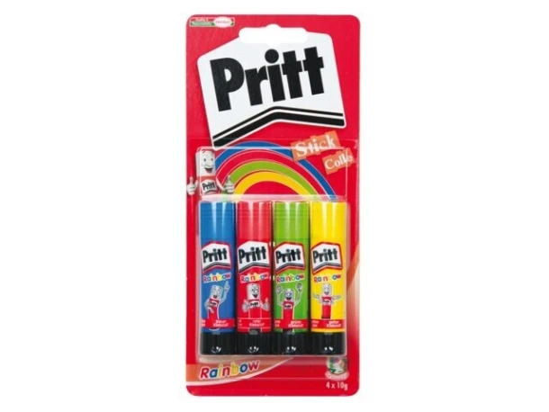 Plakstiften Pritt Rainbow sticks 4x10gr