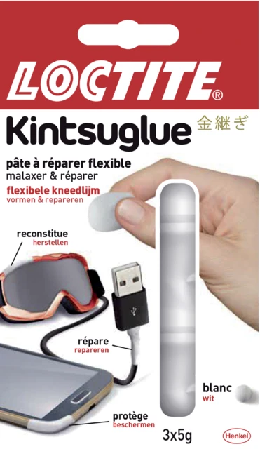 Kneedlijm Loctite Flexibel 5gr Wit