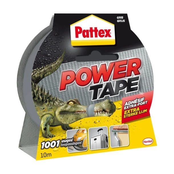 Powertape Pattex 10m grijs