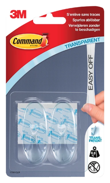 Bevestigingsstrip Command 3m 17091clr