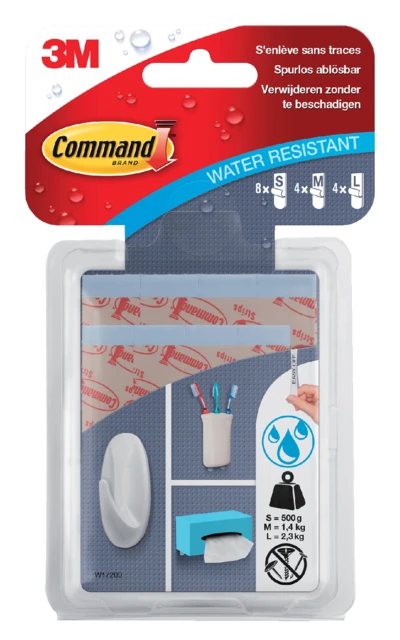 Bevestigingsstrip Command 3m 17200b Badkamer