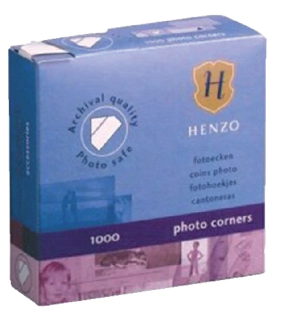 Fotohoekjes Henzo (1830900); doosje 500 stuks