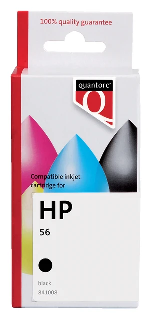 Inktcartridge Quantore tbv HP C6656D 56 zwart