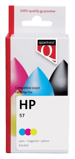 Inktcartridge Quantore tbv HP C6657A 57 kleur