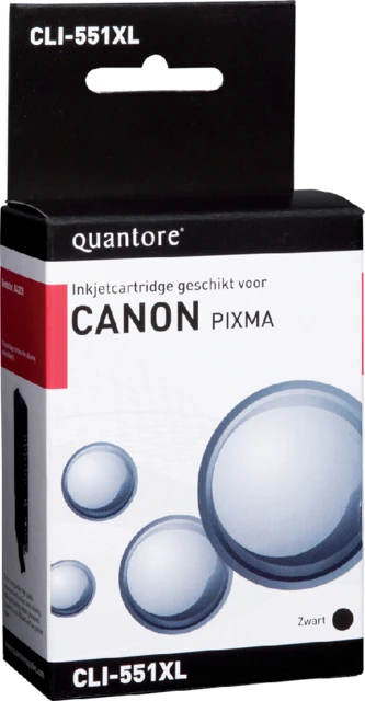 Inktcartridge Quantore tbv Canon CLI-551XL zwart