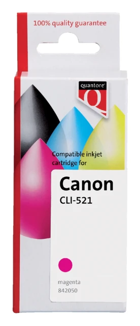 Inktcartridge Quantore tbv Canon CLI-521 rood