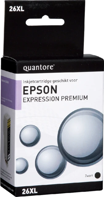 Inktcartridge Quantore Epson T262140XL zwart
