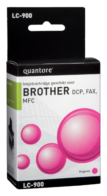 Inktcartridge Quantore tbv Brother LC-900 rood