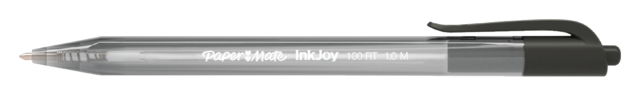 Balpen Papermate Inkjoy 100 Rt Medium Zwart ds 20