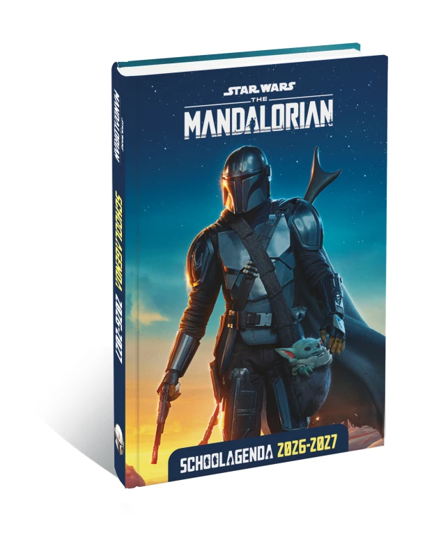 The Mandalorian Schoolagenda 2026-2027 – boek cover