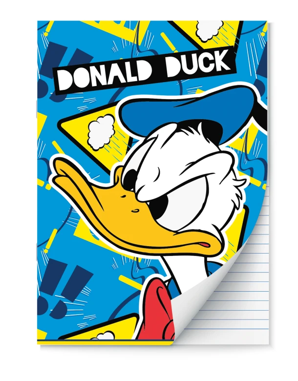 Donald Duck A4 lijn schrift - 2025-2026 – boek cover