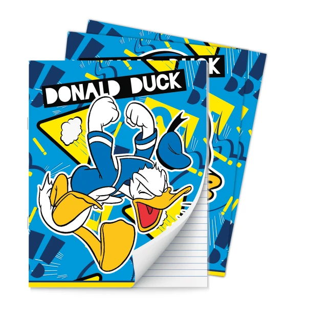 Donald Duck A5 schrift lijn 3-pack - 2025-2026 – boek cover